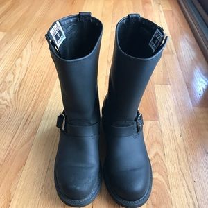 Frye Leather Black Boots Size 8.5. Like New